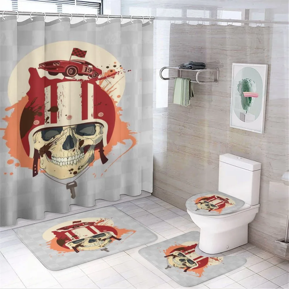 Racing Driver Horror Art — 4-Piece Bathroom Set preview