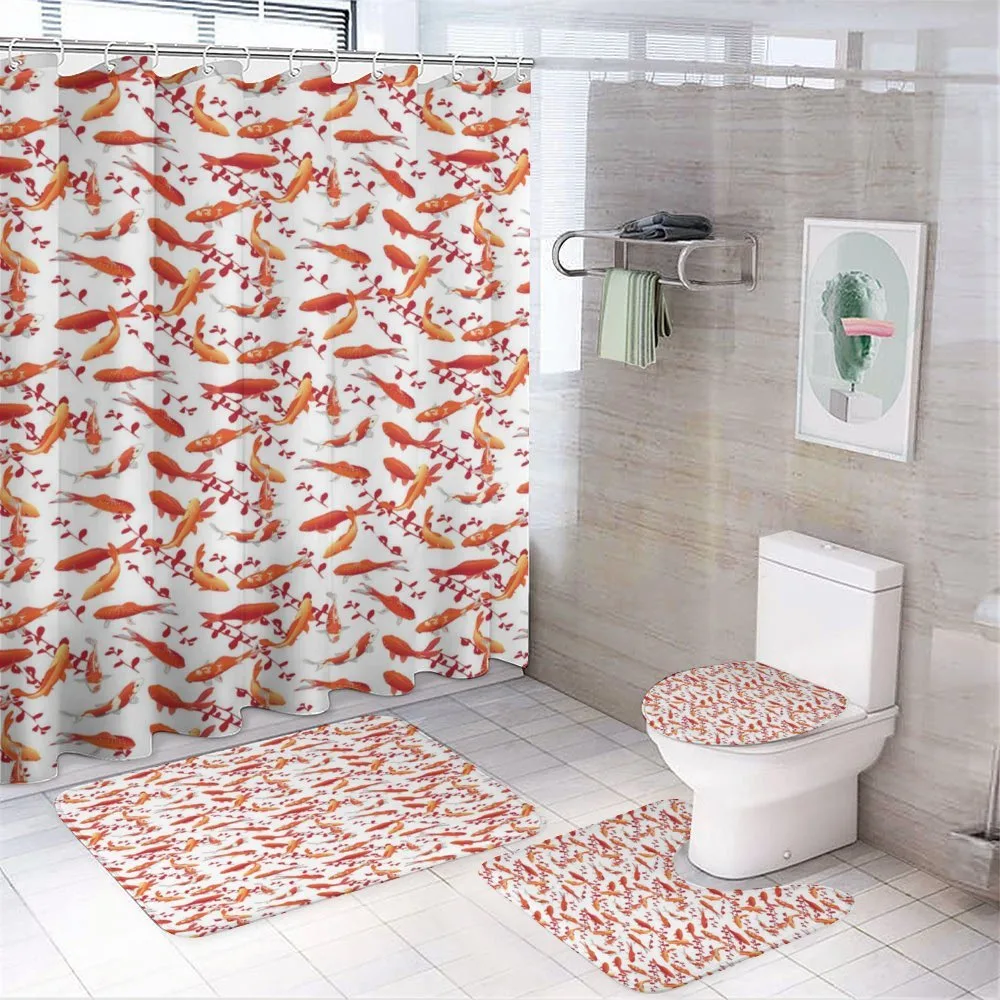 Ornamental Aquatic Animal — 4-Piece Bathroom Set preview