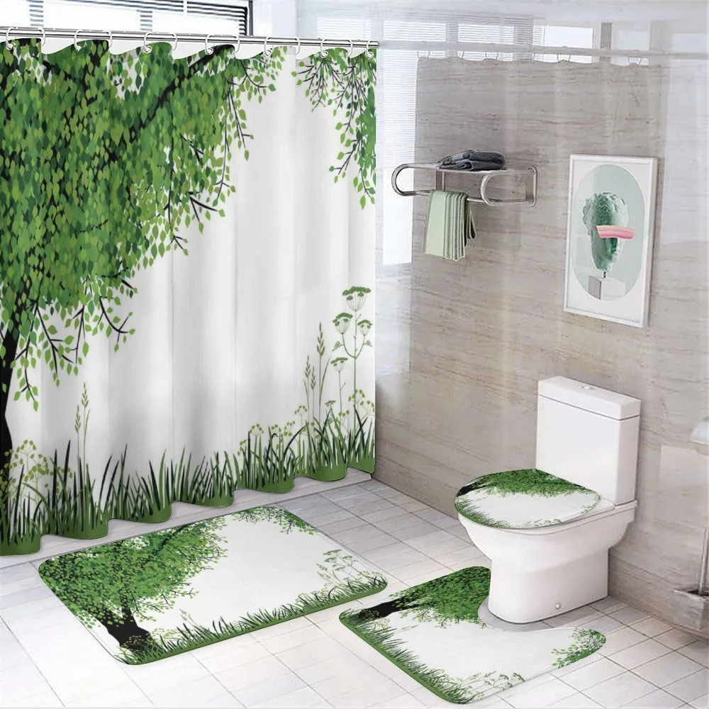 Tree Grass Summer — 4-Piece Bathroom Set preview