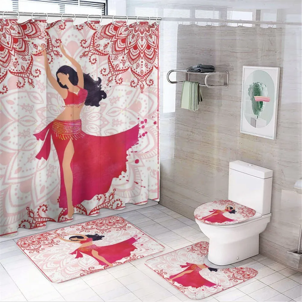 Belly Dancer Woman — 4-Piece Bathroom Set preview