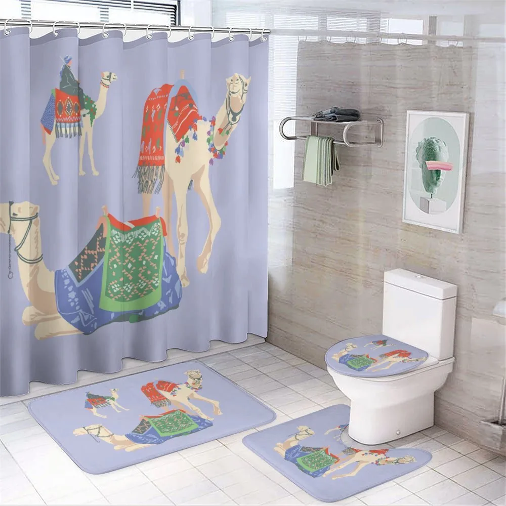 Camels with Rugs — 4-Piece Bathroom Set preview
