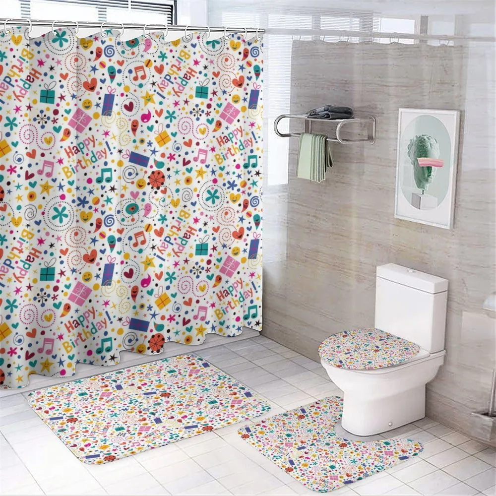 Hearts Musical Notes — 4-Piece Bathroom Set preview
