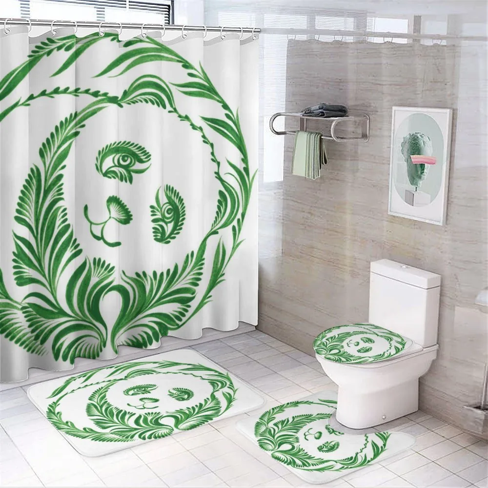 Ukrainian Folk Art Tile — 4-Piece Bathroom Set preview