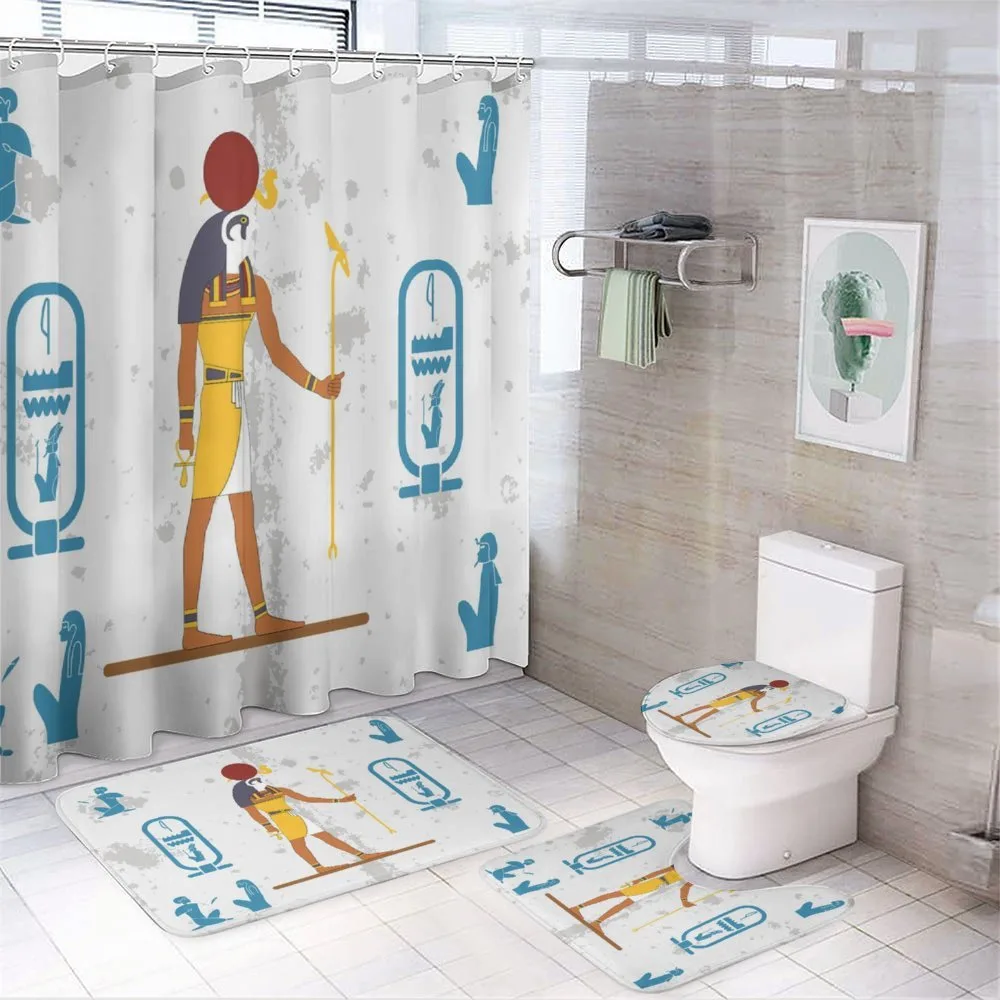 Historical Ancient Figures — 4-Piece Bathroom Set preview