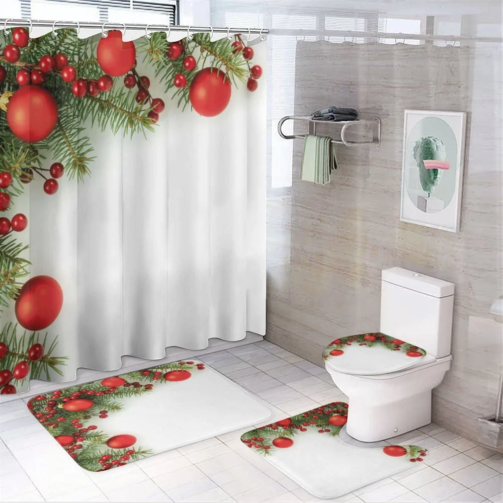 Coniferous Tree Frame — 4-Piece Bathroom Set preview