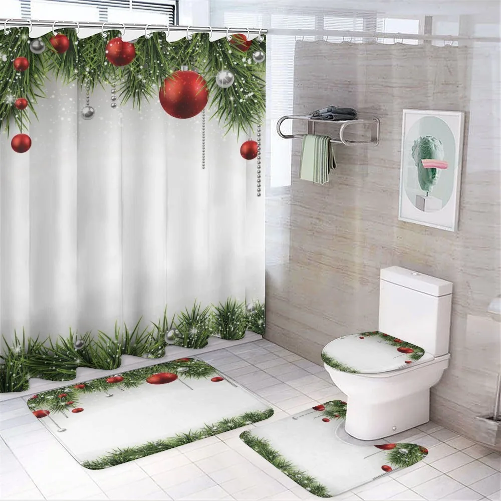 Tree Balls Ornaments — 4-Piece Bathroom Set preview