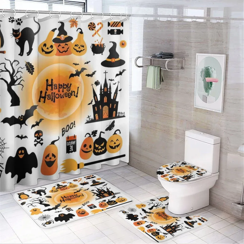 Happy Ghost — 4-Piece Bathroom Set preview