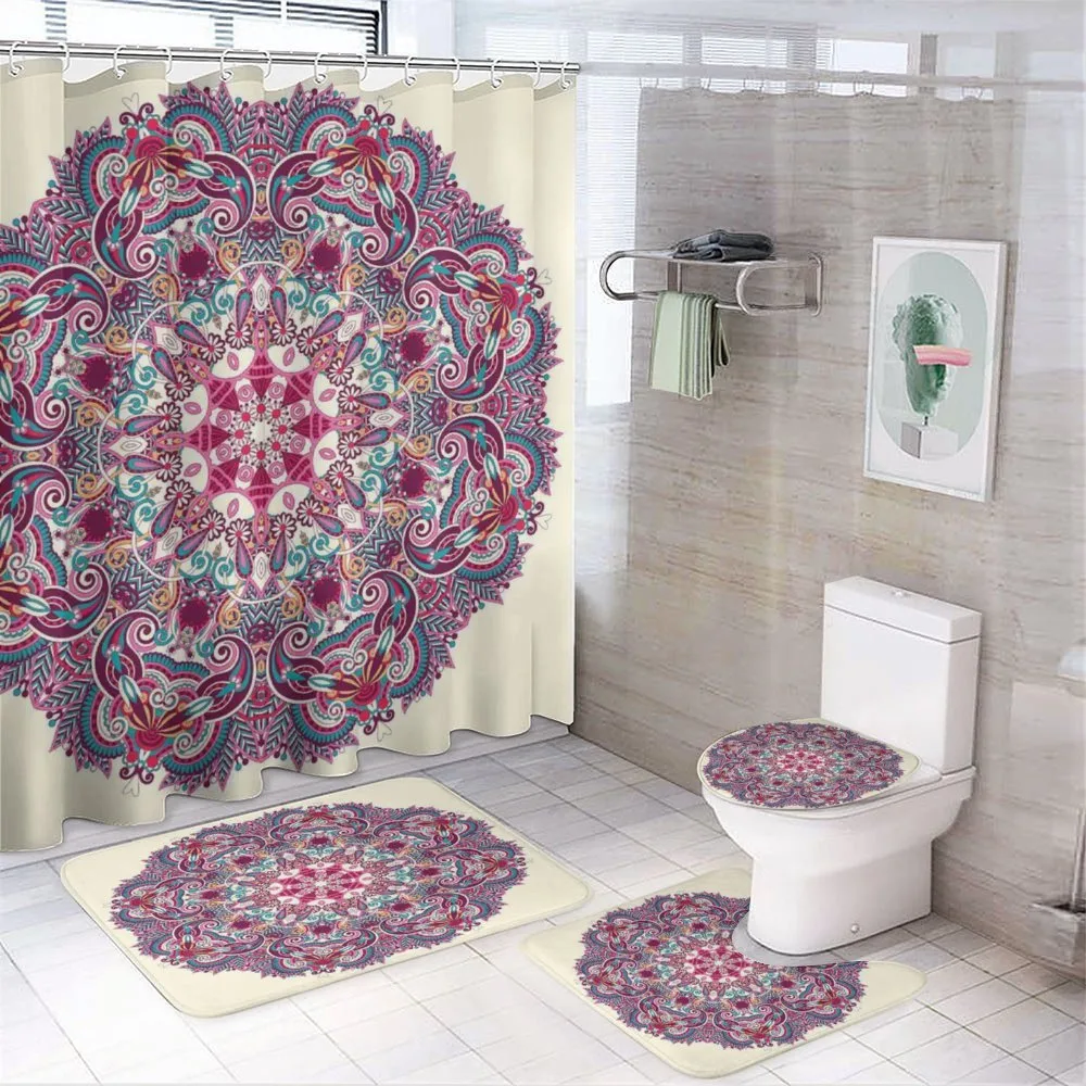 Boho Floral — 4-Piece Bathroom Set preview
