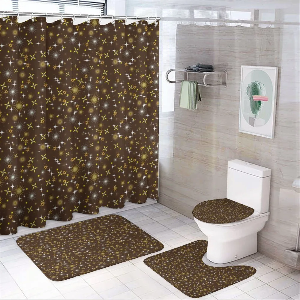 Different Shaped Stars — 4-Piece Bathroom Set preview