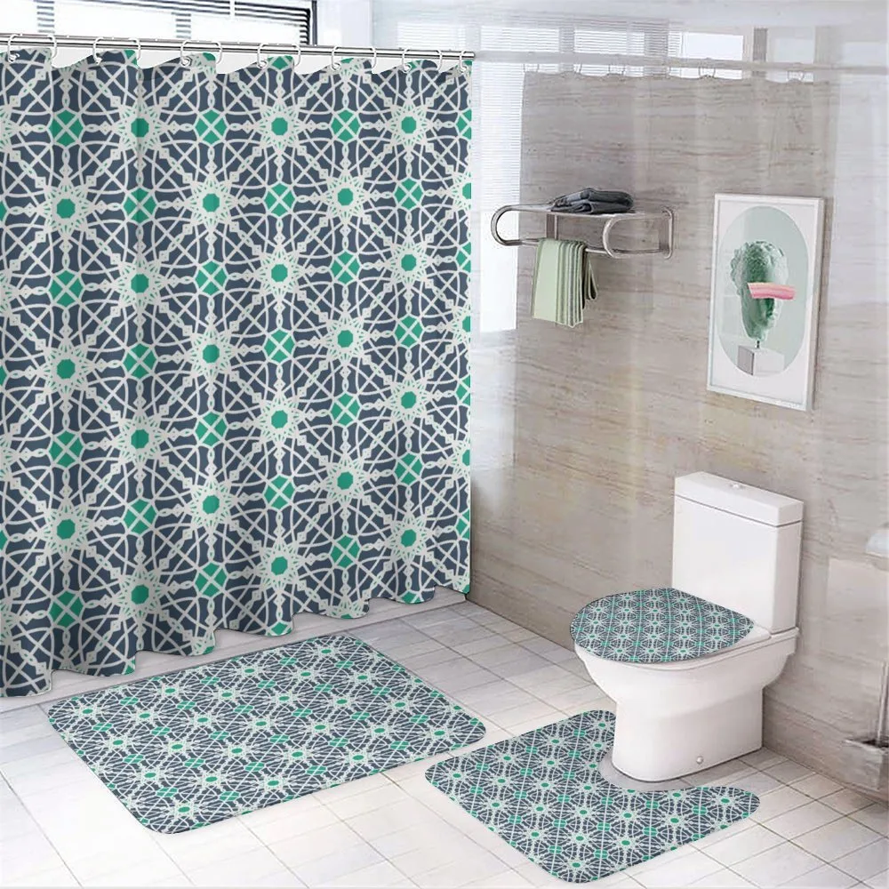 Abstract Style Elements — 4-Piece Bathroom Set preview