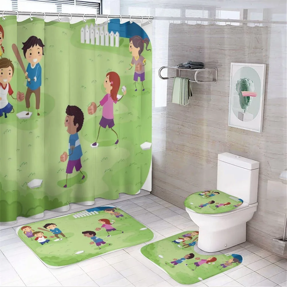 Friends Basketball — 4-Piece Bathroom Set preview