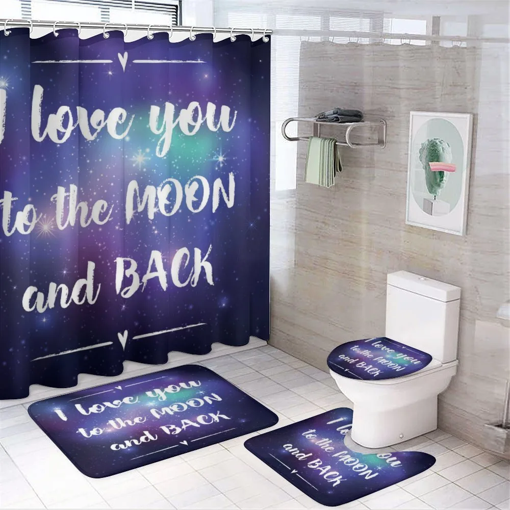 Outer Space Phrase — 4-Piece Bathroom Set preview