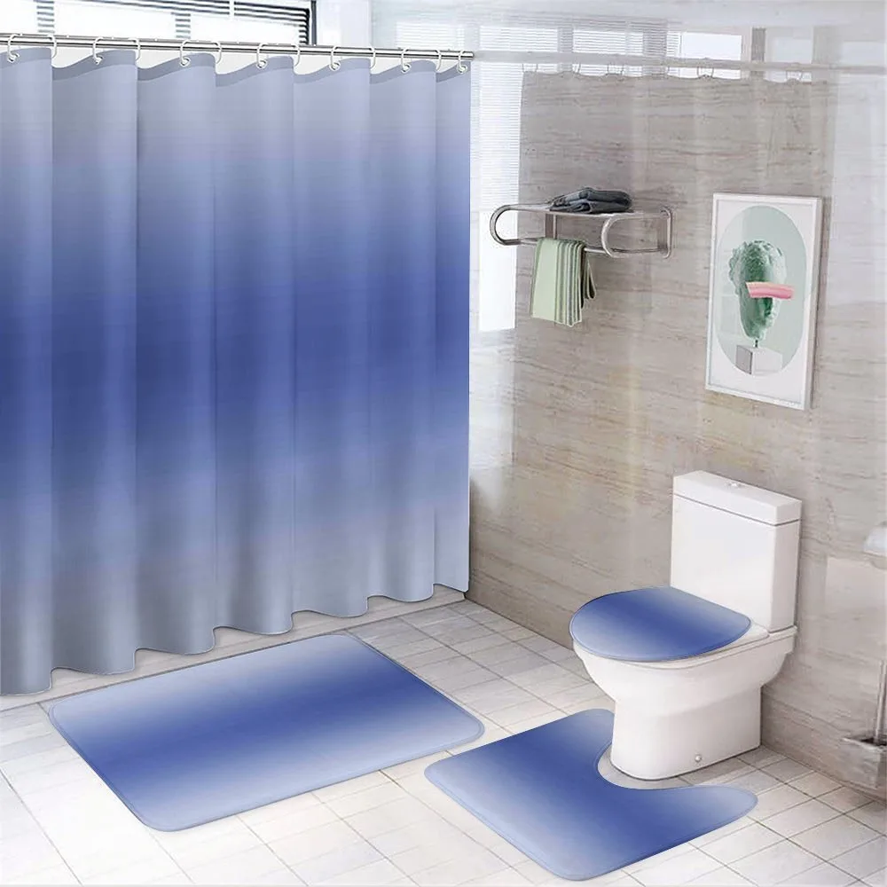 Clear Sky in Summer Day — 4-Piece Bathroom Set preview