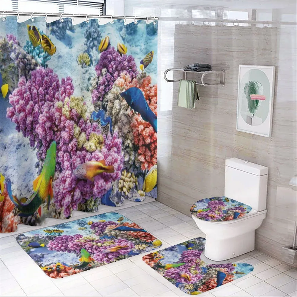 Marine Life Sea — 4-Piece Bathroom Set preview